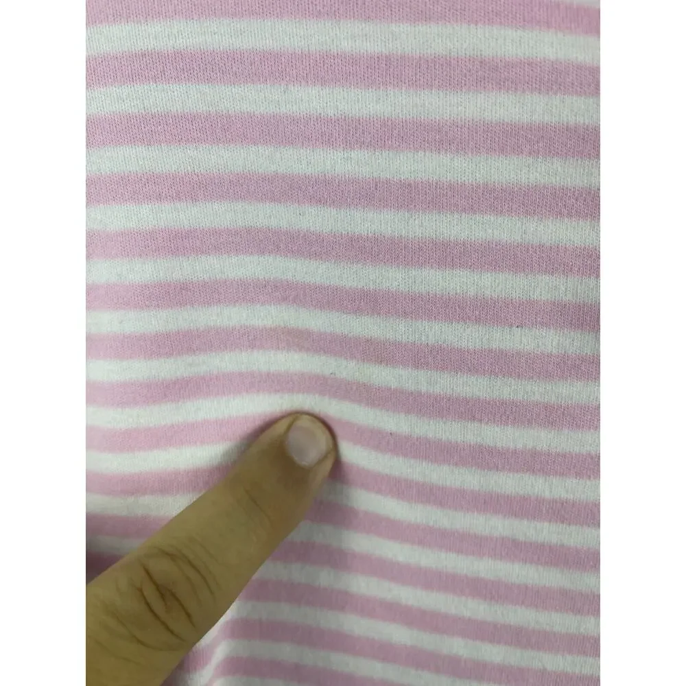 Ralph Lauren Polo Shirt Men's XL Pink‎ Striped Short Sleeve Classic Fit DEFECT